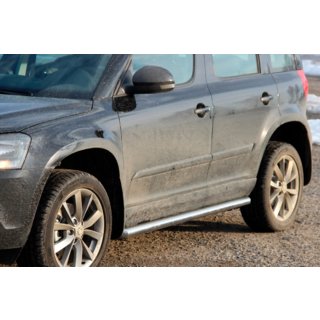 Boční nerezové trubky (2 ks) Skoda Yeti 2009–2017 fotografie 1