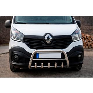 Nerezový přední ochranný rám WT003-4 Fiat Talento 2016– fotografie 2