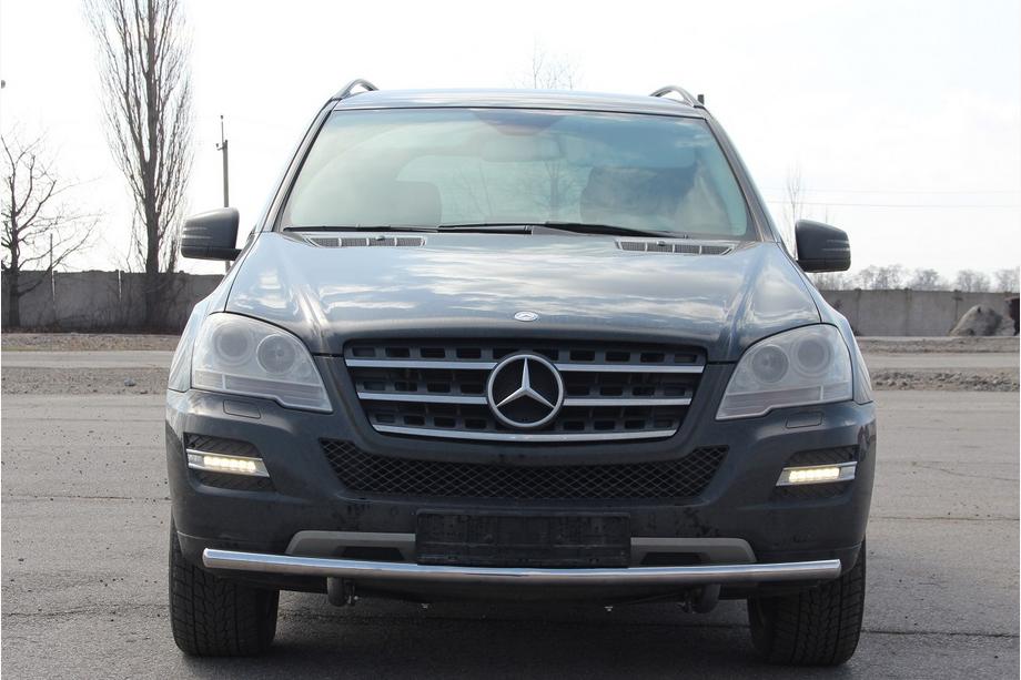 Mercedes ML W164 2005–2011 Přední ochranný rám ST008 (nerez) Image