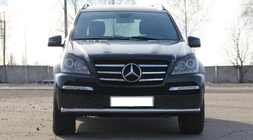 Mercedes GL třída X164 2006–2012 Přední ochranný rám ST008 (nerez) fotografie 1