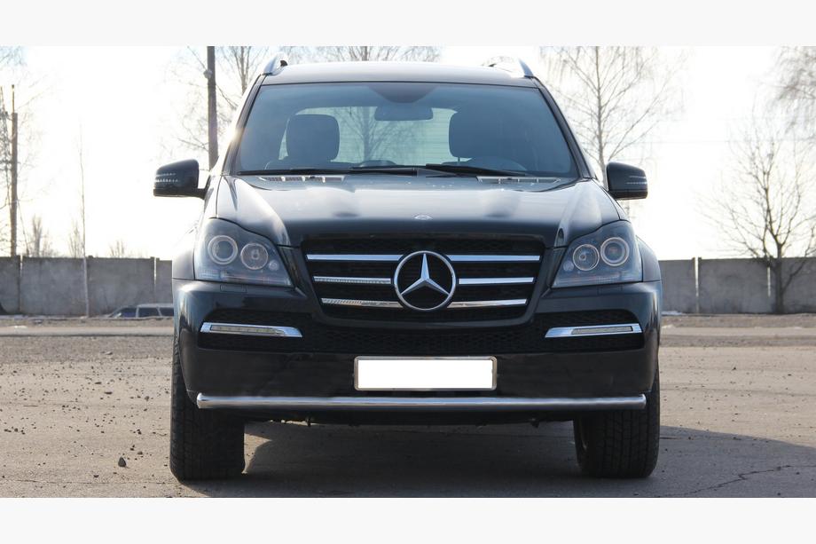 Mercedes GL třída X164 2006–2012 Přední ochranný rám ST008 (nerez) Image