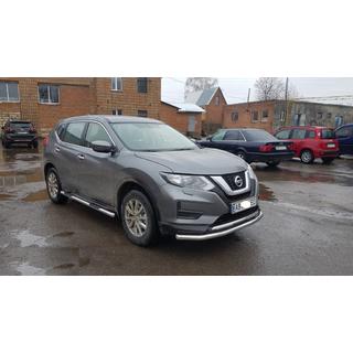 Přední ochranný rám ST008 (nerez) Nissan X-trail T32/Rogue 2014–2021 fotografie 3