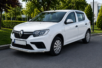Renault Sandero 2013–2022 Přední ochranný rám ST008 (nerez) fotografie 1