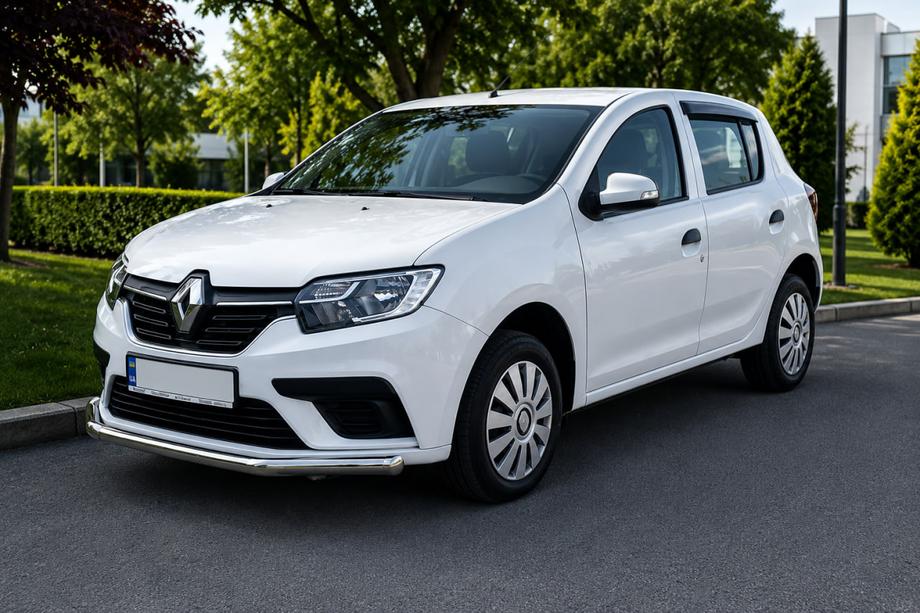 Renault Sandero 2013–2022 Přední ochranný rám ST008 (nerez) Image