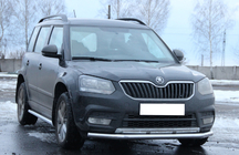 Skoda Yeti 2009–2017 Přední ochranný rám ST008 (nerez) fotografie 3