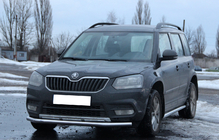 Skoda Yeti 2009–2017 Přední ochranný rám ST008 (nerez) fotografie 2