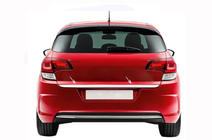 Citroen C-4 2010–2018 Nerezová lišta na hranu víka kufru Carmos - turecká ocel fotografie 1