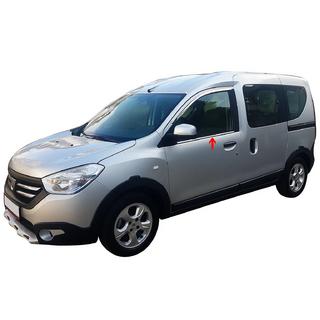 Ozdobné lišty oken (2 ks, nerez) Dacia Dokker 2013–2022 fotografie 1