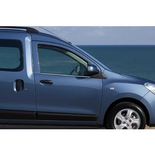 Ozdobné lišty oken (2 ks, nerez) Dacia Dokker 2013–2022 fotografie 2
