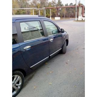 Nerezové lišty oken (sada 4 ks) Dacia Lodgy 2012–2022 fotografie 4