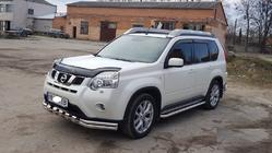 Nissan X-trail T31 2007–2014 Přední ochranný rám ST015 (nerez) fotografie 2