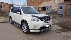 Nissan X-trail T31 2007–2014 Přední ochranný rám ST015 (nerez) fotografie 3