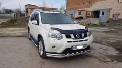 Nissan X-trail T31 2007–2014 Přední ochranný rám ST015 (nerez) fotografie 4