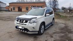 Nissan X-trail T31 2007–2014 Přední ochranný rám ST015 (nerez) fotografie 5