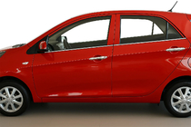 Kia Picanto 2011–2016 Okenní lišty (4 ks, nerez) fotografie 1