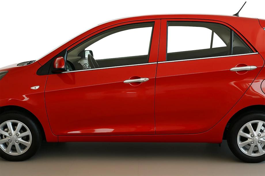 Kia Picanto 2011–2016 Okenní lišty (4 ks, nerez) Image