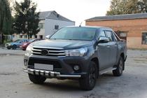 Toyota Hilux 2015– Přední ochranný rám F3-34 (nerez) fotografie 3