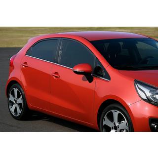 Okenní lišty (nerez) Kia Rio 2012–2017 fotografie 1