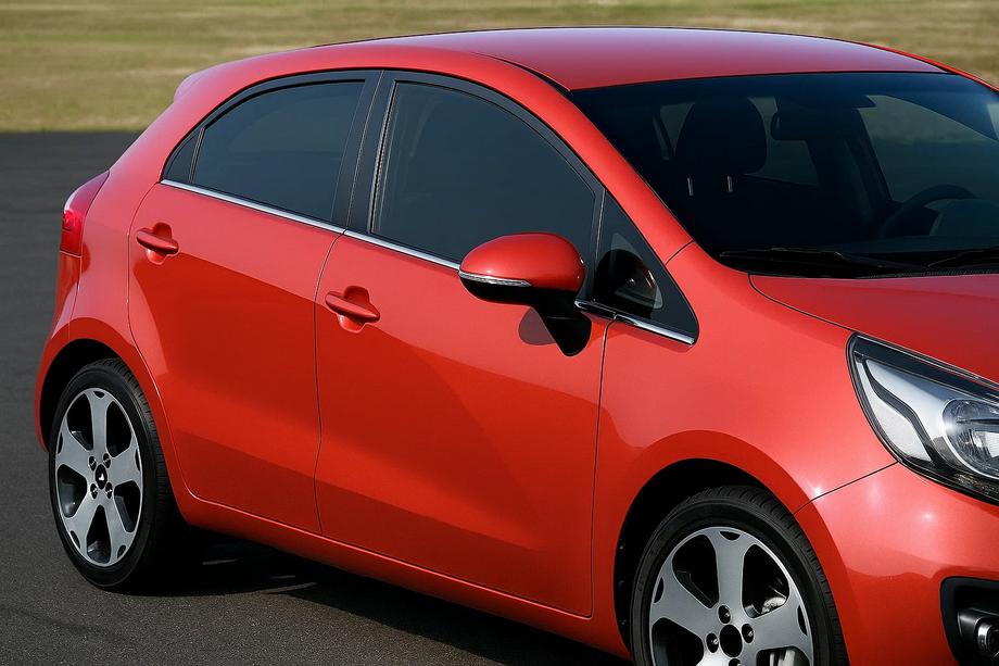 Kia Rio 2012–2017 Okenní lišty (nerez) Image