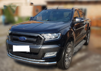 Ford Ranger 2011–2022 Přední ochranný rám ST014 (nerez) Průměr trubky d60/42 fotografie 1
