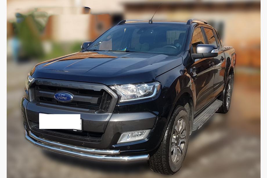 Ford Ranger 2011–2022 Přední ochranný rám ST014 (nerez) Průměr trubky d60/42 Image