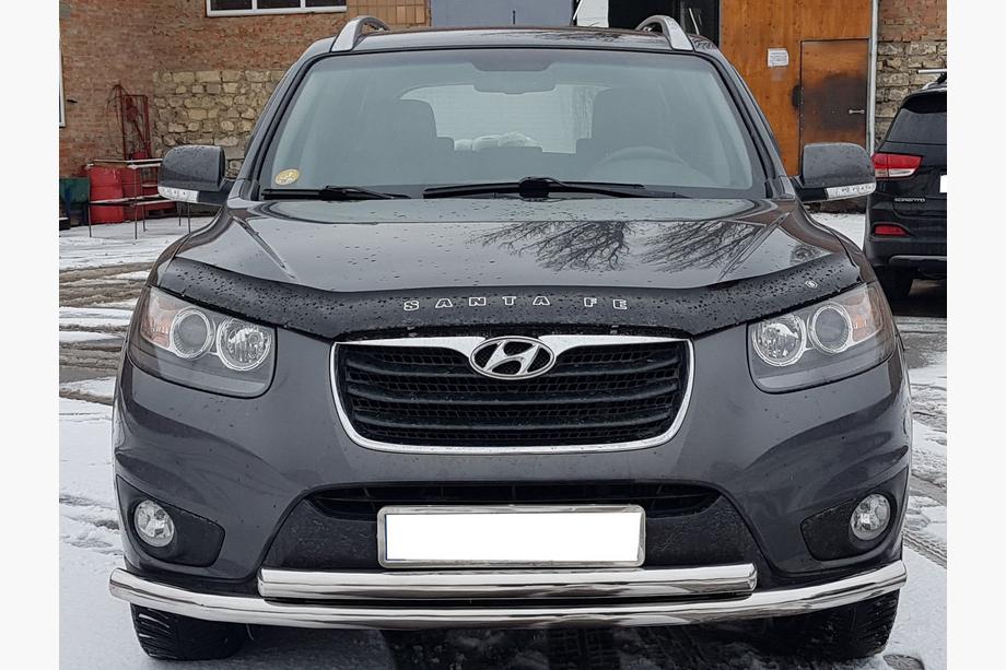 Hyundai Santa Fe 2 2006–2012 Přední ochranný rám ST014 (nerez) Image