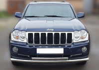 Jeep Grand Cherokee WK 2004–2010 Přední ochranný rám ST014 (nerez) fotografie 1