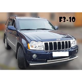 Přední ochranný rám ST014 (nerez) Jeep Grand Cherokee WK 2004–2010 fotografie 3
