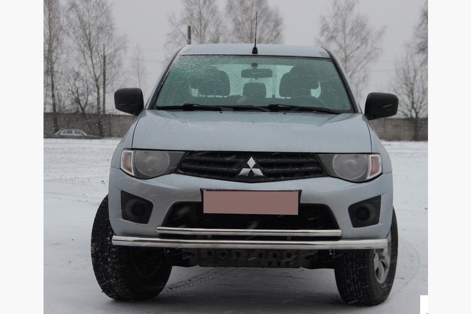 Mitsubishi L200 2006–2015 Přední ochranný rám ST014 (nerez) Ø60/60 Image