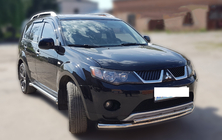 Mitsubishi Outlander 2006–2012 Přední ochranný rám ST014 (nerez) fotografie 3