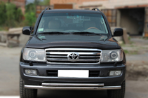 Toyota Land Cruiser 100 1998–2007 Přední ochranný rám ST014 (nerez) fotografie 1