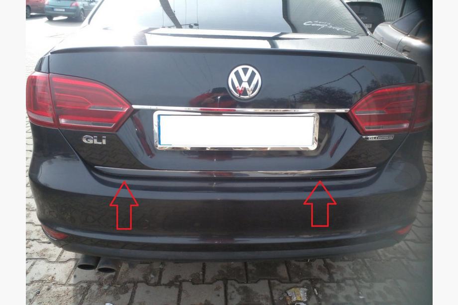 Volkswagen Jetta 2011–2018 Nerezová lišta hrany víka kufru 2014–2018 Image