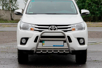 Toyota Hilux 2015– Přední nerezový ochranný rám (kengur) QT006 fotografie 1