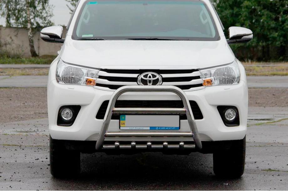 Toyota Hilux 2015– Přední nerezový ochranný rám (kengur) QT006 Image