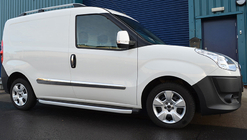 Opel Combo 2012–2018 Chromové kryty klik dveří (4 ks, nerez) OmsaLine – italská nerezová ocel fotografie 2