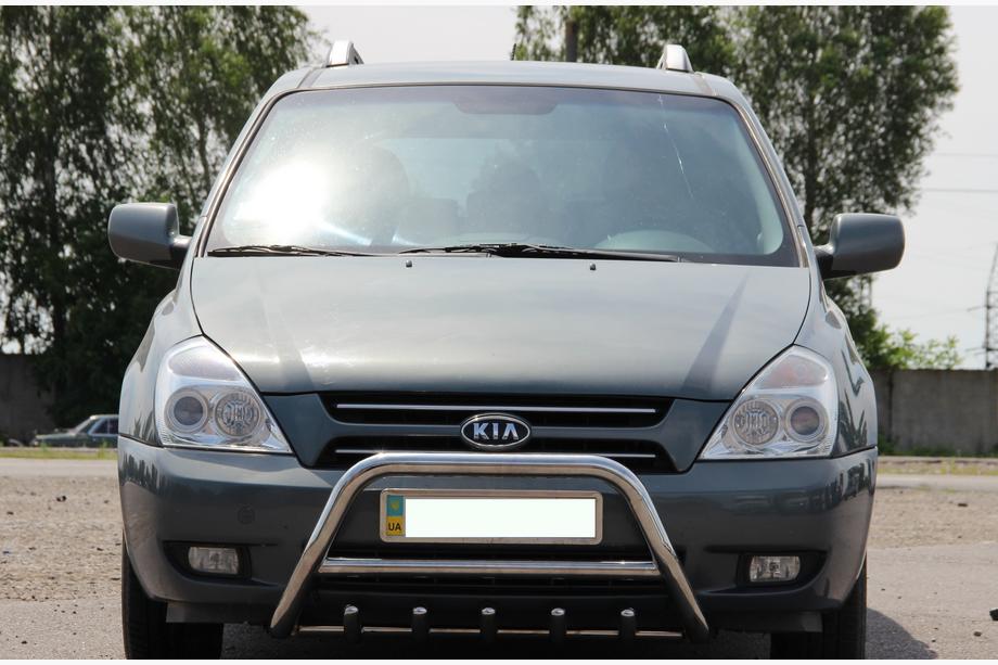Kia Carnival 2002–2013 Přední ochranný rám WT003 (nerez) Image
