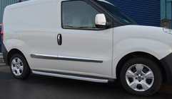 Opel Combo 2012–2018 Nerezové lišty na dveře (4 ks) OmsaLine – italská nerezová ocel fotografie 5