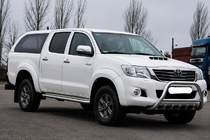Toyota Hilux 2006–2015 Přední ochranný rám WT003 (nerez) fotografie 3