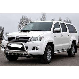 Přední ochranný rám WT003 (nerez) Toyota Hilux 2006–2015 fotografie 2