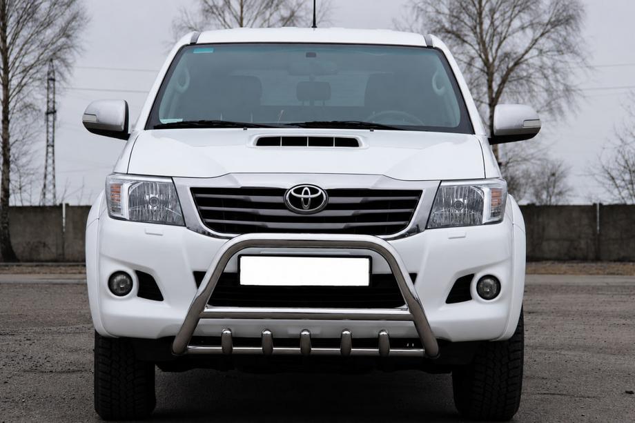 Toyota Hilux 2006–2015 Přední ochranný rám WT003 (nerez) Image