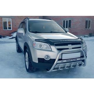 Přední ochranný rám (bullbar) WT004 (nerez) Chevrolet Captiva 2006–2019 fotografie 2