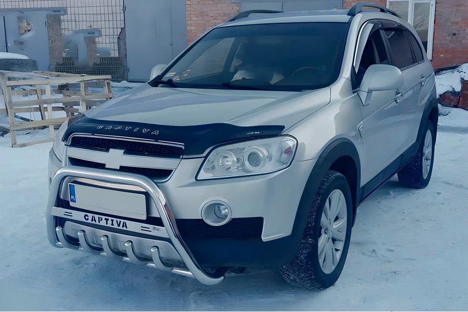 Chevrolet Captiva 2006–2019 Přední ochranný rám (bullbar) WT004 (nerez) Image