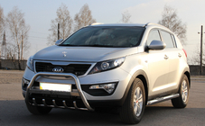 Kia Sportage 2010–2015 Přední ochranný rám (bullbar) WT004 (nerez) fotografie 3