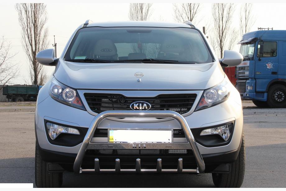 Kia Sportage 2010–2015 Přední ochranný rám (bullbar) WT004 (nerez) Image