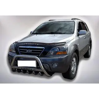 Přední ochranný rám (bullbar) WT004 (nerez) Kia Sorento I BL 2002–2009 fotografie 2