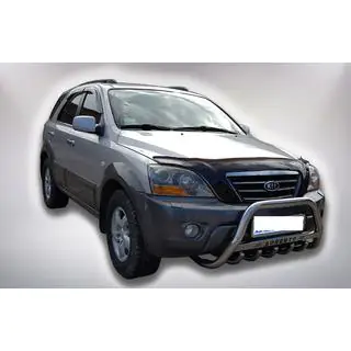 Přední ochranný rám (bullbar) WT004 (nerez) Kia Sorento I BL 2002–2009 fotografie 3