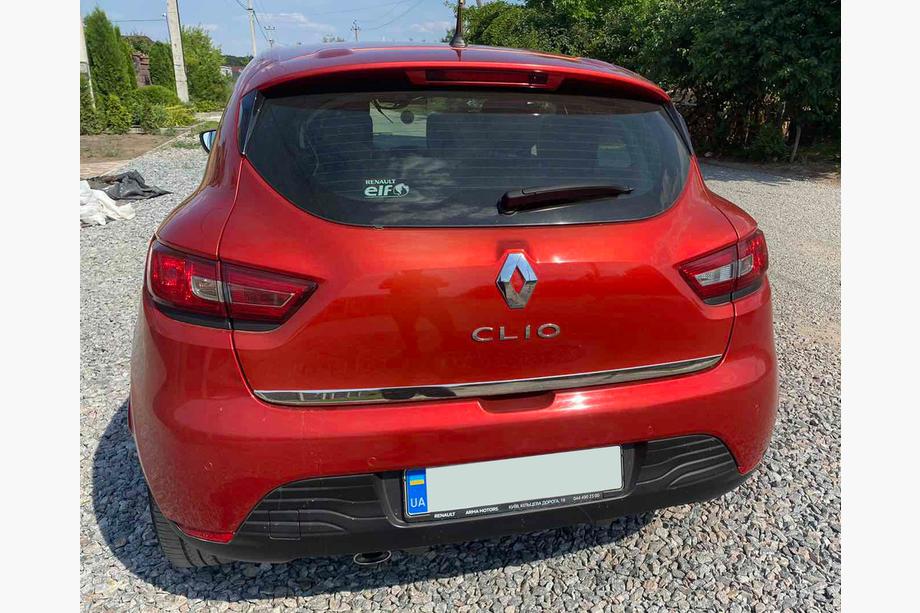 Renault Clio IV 2012–2019 Ochranná lišta hrany kufru (HB, nerez) Image