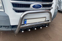 Ford Transit 2000–2014 Přední ochranný rám (bullbar) WT004 (nerez) fotografie 2