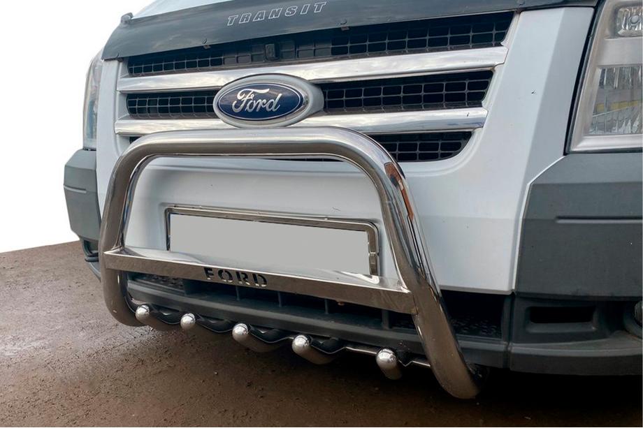 Ford Transit 2000–2014 Přední ochranný rám (bullbar) WT004 (nerez) Image