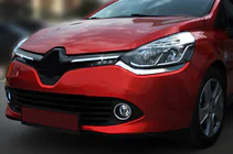 Renault Clio IV 2012–2019 Nerezové lišty na masku chladiče OmsaLine (2 ks) fotografie 1